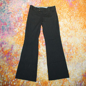 Banana Republic Sloan Fit Black Pinstripe Pants 4